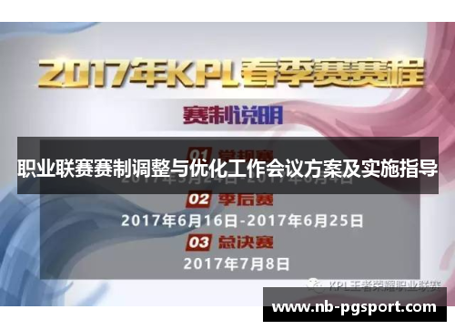 职业联赛赛制调整与优化工作会议方案及实施指导